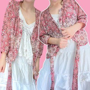 TRIPPY PINK PIXIE BLOUSE